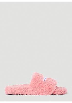 Balenciaga Furry Slides - Woman Slides Pink Eu - 39