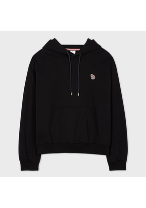 PS Paul Smith Women's Black Cotton Zebra Logo Hoodie