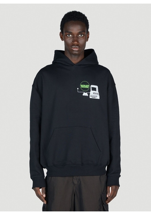 Boiler Room Internet Provider Hooded Sweatshirt - Man Sweatshirts Black M