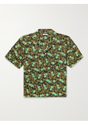 BODE - Gooseberry Camp-Collar Printed Cotton and Silk-Blend Twill Shirt - Men - Green - L/XL
