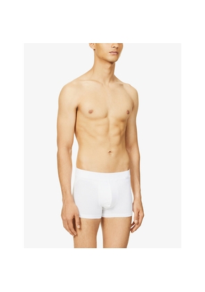 Mens Hanro Natural Function Stretch-Jersey Trunks