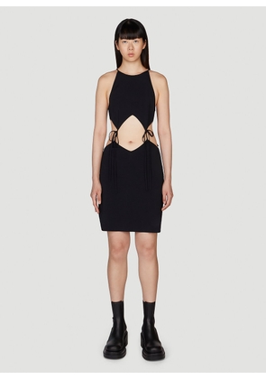Bottega Veneta Cut-out Jersey Dress - Woman Dresses Black M