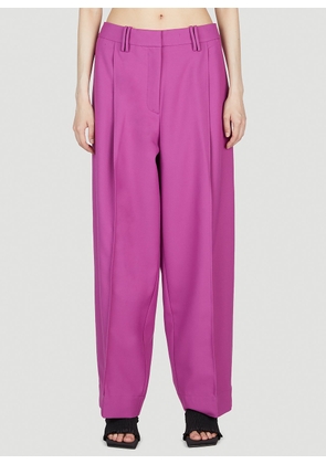 GANNI Suiting Pants - Woman Pants Purple Eu - 36