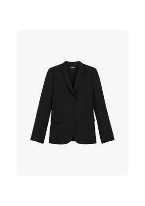 Womens The Kooples Single-Breasted Wool Blazer