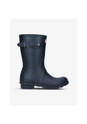 Womens Hunter Original Short Vulcanised Natural Rubber Wellington Boots