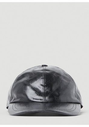 Gucci Gg Embossed Baseball Cap - Man Hats Black S