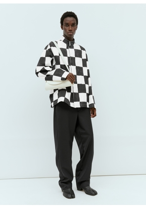 Jil Sander Printed Blouson Jacket - Man Jackets Black Eu - 48