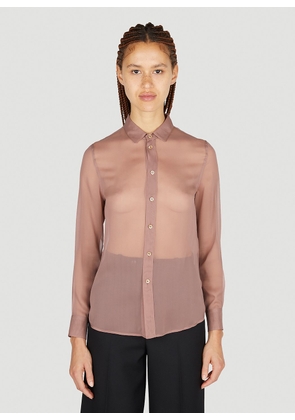 Saint Laurent Buttoned Shirt - Woman Shirts Pink Fr - 34