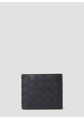 Bottega Veneta Intreccio Bi-fold Wallet - Man Wallets & Cardholders Black One Size