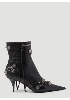 Balenciaga Cagole M70 Heeled Boots - Woman Boots Black Eu - 36