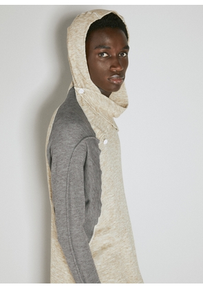 Kiko Kostadinov Solon Hooded Knit Sweater - Man Sweatshirts Grey Eu - 50