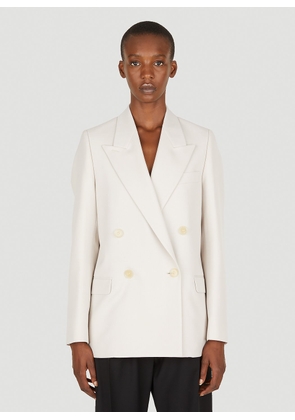 Acne Studios Double Breasted Blazer - Woman Blazers Cream Fr - 38