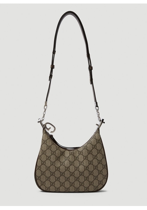 Gucci Attache Shoulder Bag - Woman Shoulder Bags Brown One Size