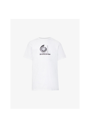 Mens Baddest Skate Shop Ammonite Graphic-Print Cotton-Jersey T-Shirt