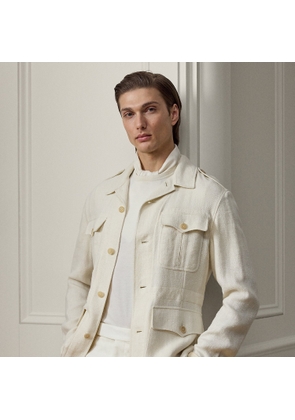 Hand-Tailored Linen-Blend Jacket