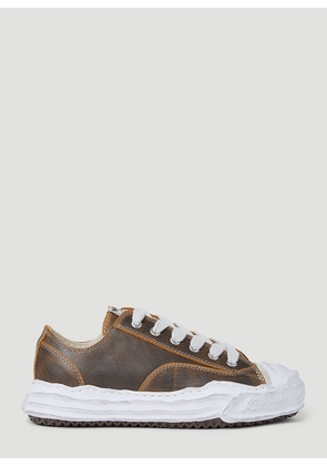 Maison Mihara Yasuhiro Hank Og Sole Leather Low Top Sneaker - Man Sneakers Black Eu - 43