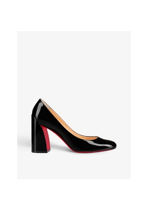 Womens Christian Louboutin Miss Sab 85 Patent-Leather Courts
