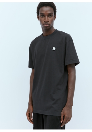 8 Moncler Palm Angels Logo Patch T-shirt -  T-shirts Black S