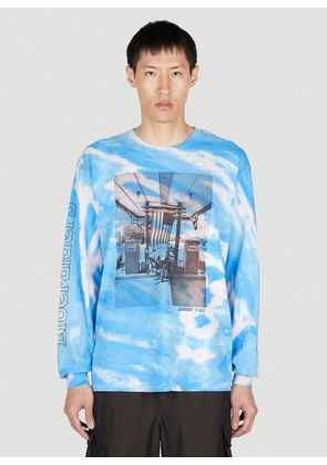Liberaiders Tie Dye Long Sleeve T-shirt - Man T-shirts Blue L