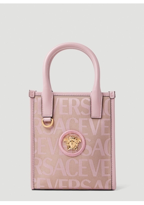 Versace Allover Mini Tote Bag - Woman Tote Bags Pink One Size