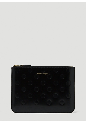 Comme des Garçons Wallet Dots Large Pouch -  Wallets & Cardholders Black One Size