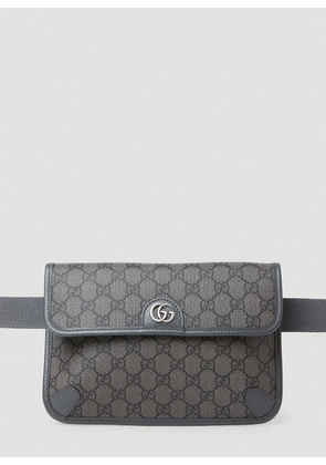 Gucci Opidia Gg Small Belt Bag - Man Belt Bags Dark Grey 80