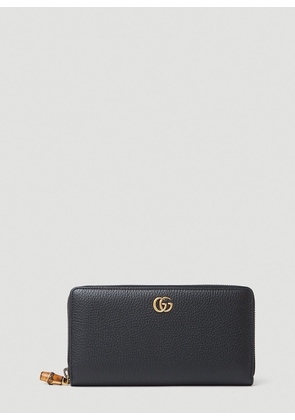Gucci Gg Plaque Wallet - Woman Wallets & Cardholders Black One Size
