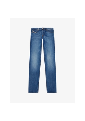 Mens Diesel 2023 D-Finitive Regular-Fit Stretch-Cotton Jeans