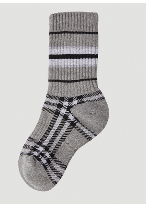 Burberry Striped Socks - Man Socks Grey S