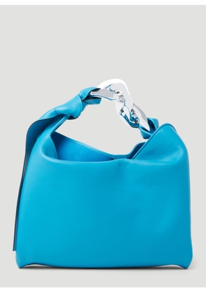 JW Anderson Chain Hobo Handbag - Woman Handbags Blue One Size