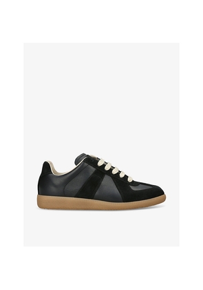Womens Maison Margiela Replica Leather Low-Top Trainers