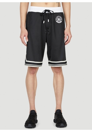 Dolce & Gabbana Logo Patch Shorts - Man Shorts Black It - 48