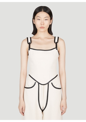 Paris Georgia Bound Lottie Bodice Top - Woman Tops Cream M