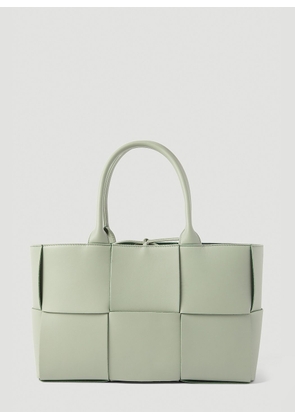 Bottega Veneta Arco Medium Tote Bag - Woman Tote Bags Green One Size