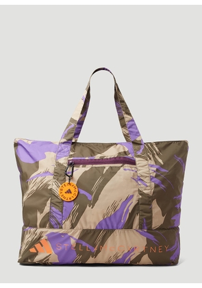 adidas by Stella McCartney Graphic Print Tote Bag - Woman Tote Bags Purple One Size