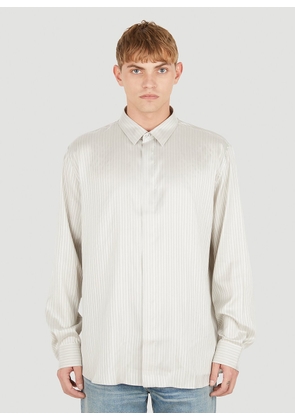 Saint Laurent Striped Shirt - Man Shirts Beige Eu - 39