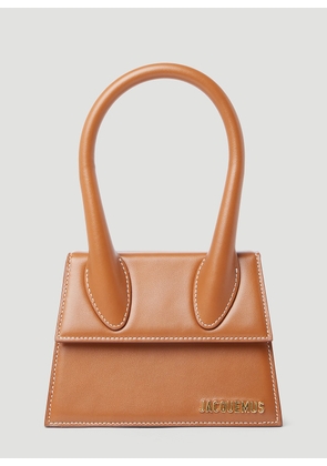 Jacquemus Le Chiquito Moyen Handbag - Woman Handbags Brown One Size