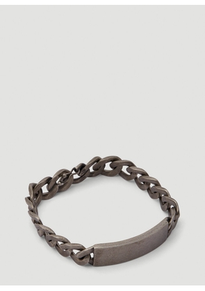 Maison Margiela Curb Chain Bracelet - Man Jewellery Silver 06