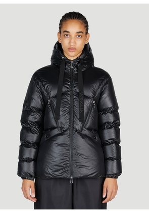 Moncler Seine Short Down Jacket - Woman Jackets Black 4