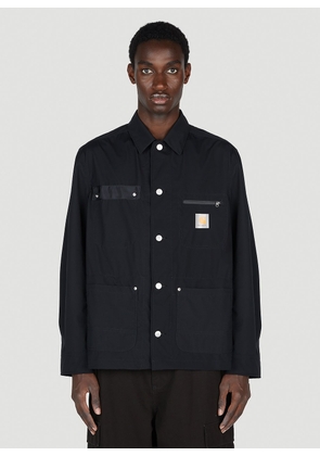 Junya Watanabe x Carhartt Logo Patch Jacket - Man Jackets Black 4