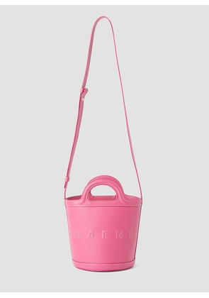 Marni Mini Bucket Shoulder Bag - Woman Shoulder Bags Pink One Size