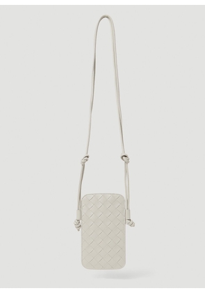 Bottega Veneta Intrecciato Phone Pouch - Woman Tech Grey One Size