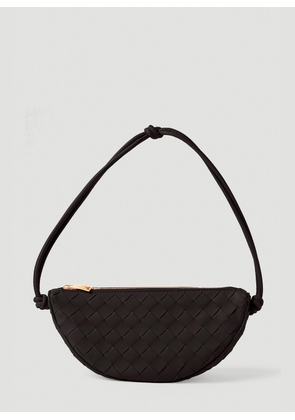 Bottega Veneta Half Moon Shoulder Bag - Woman Shoulder Bags Black One Size