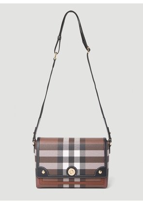 Burberry Medium Note Shoulder Bag - Woman Shoulder Bags Brown One Size