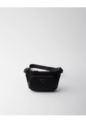 Re-Nylon and Saffiano leather shoulder bag