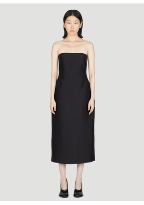 The Row Nita Strapless Dress - Woman Dresses Black Us - 04