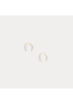 Sterling Silver Horseshoe Studs