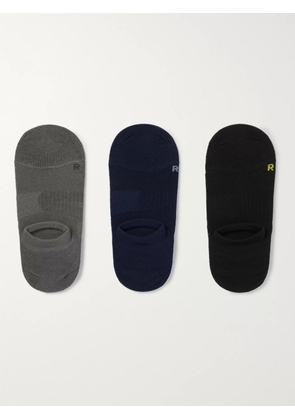 Mr P. - Three-Pack No-Show Stretch-Knit Socks - Men - Multi