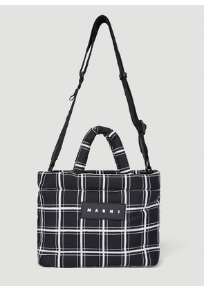 Marni Logo Patch Tote Bag - Woman Tote Bags Black One Size