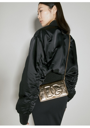 Dolce & Gabbana Dg Phone Shoulder Bag - Woman Shoulder Bags Gold One Size